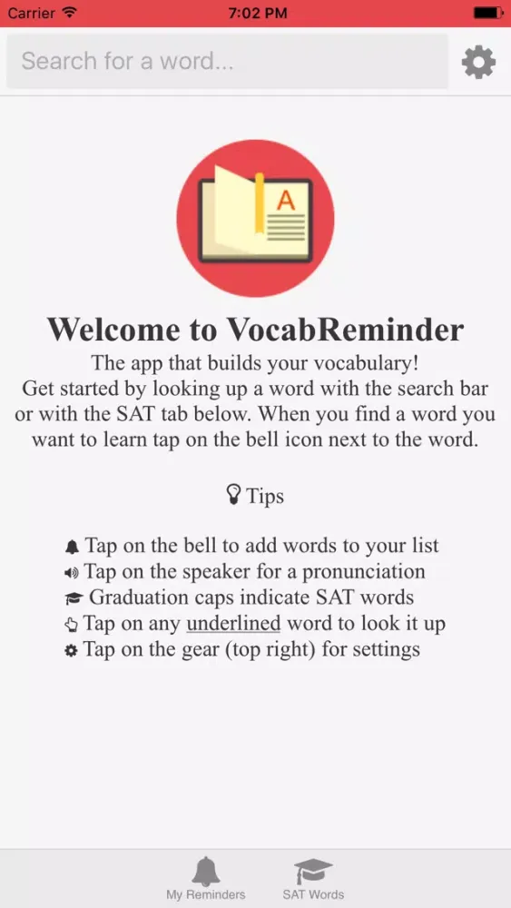 VocabReminder - English Dictionary with Reminders应用截图
