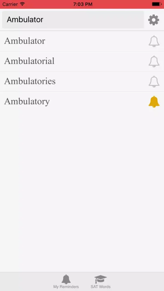 VocabReminder - English Dictionary with Reminders应用截图