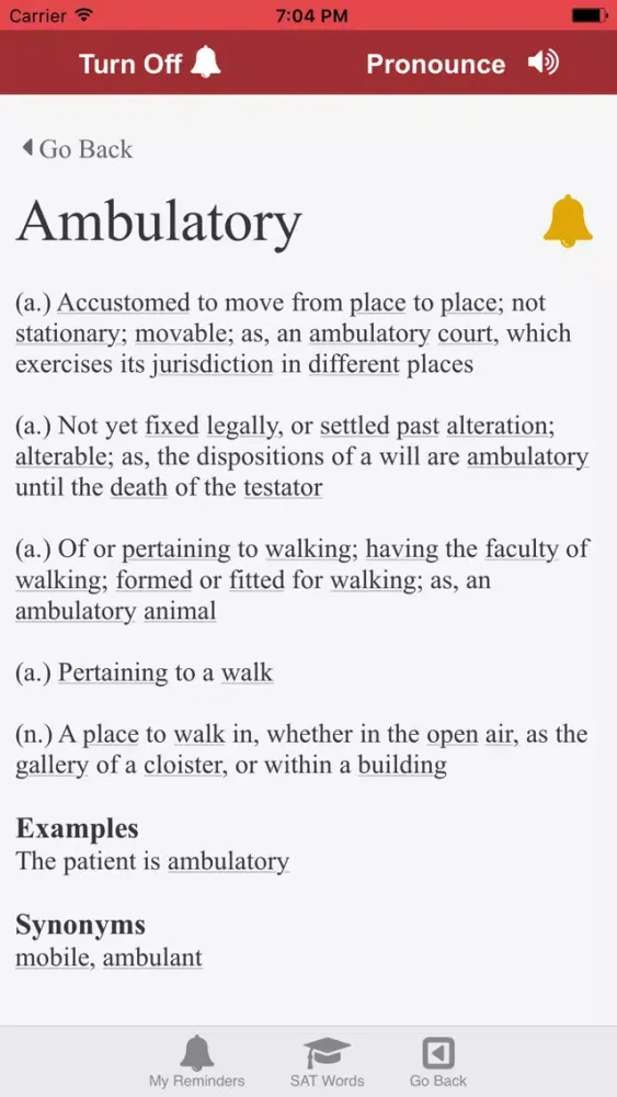 VocabReminder - English Dictionary with Reminders应用截图