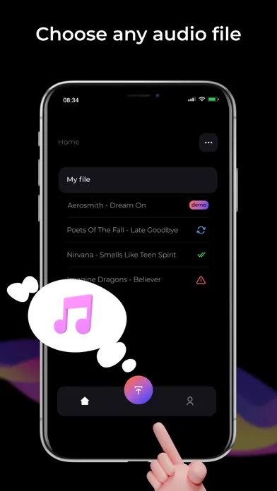 unMix: AI Music separator Screenshots