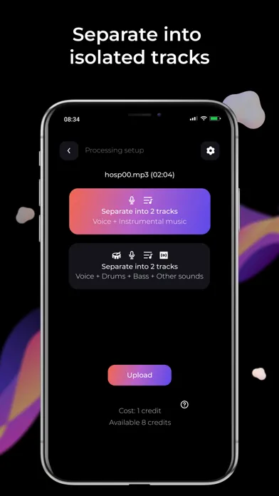 unMix: AI Music separator Screenshots