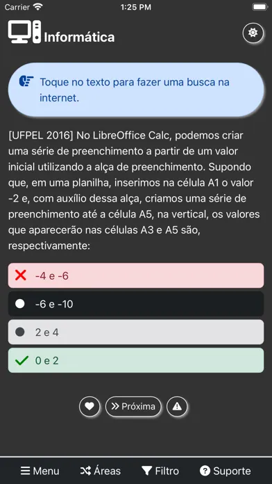 Concursos Públicos - Simulados Screenshots