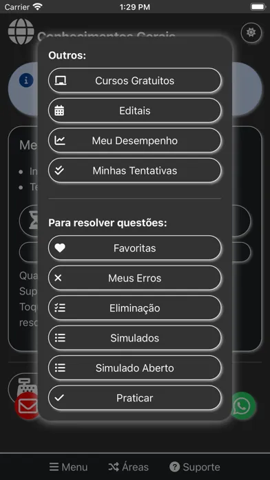 Concursos Públicos - Simulados Screenshots