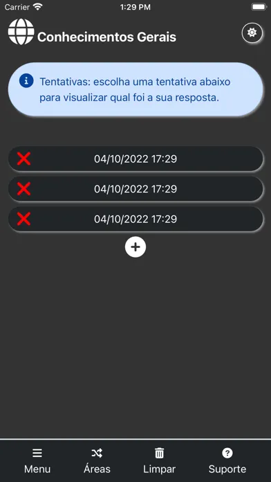 Concursos Públicos - Simulados Screenshots