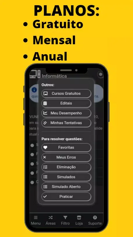Tangkapan layar Informática Simulados