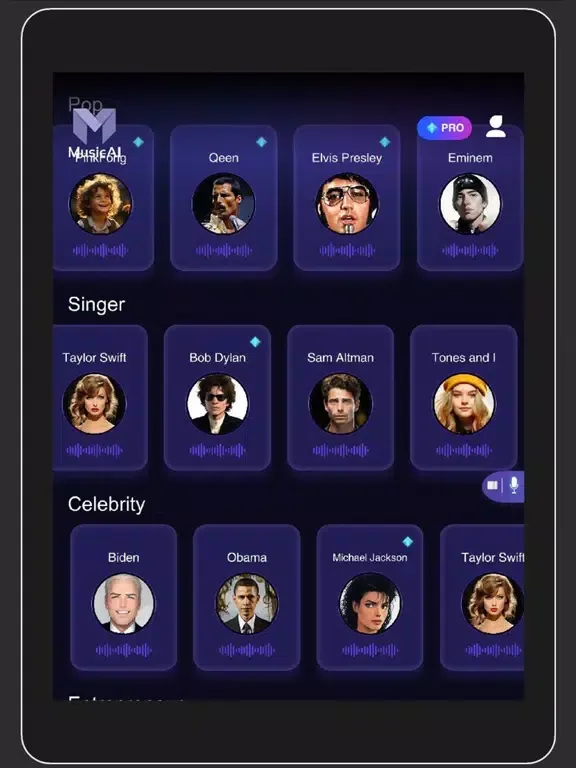 Zrzuty ekranu Music AI - Magic iPad 