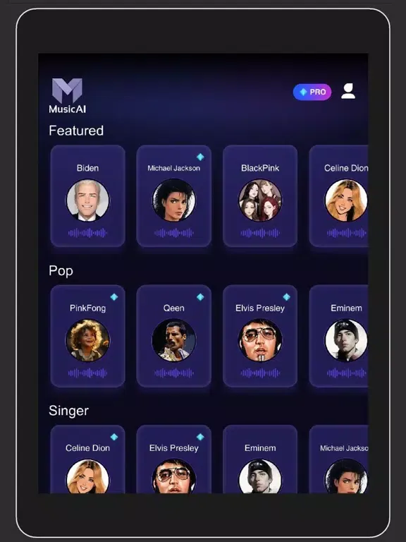 Zrzuty ekranu Music AI - Magic iPad 