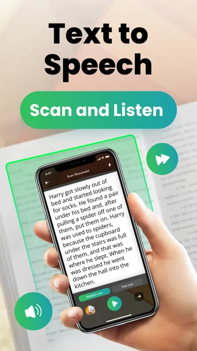 Peech: Text to Speech Reader スクリーンショット