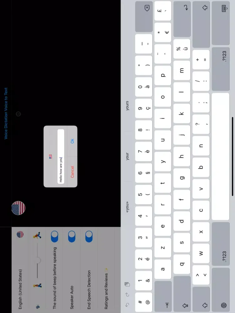 Voice Dictation,Voice to Text iPad  স্ক্রিনশট