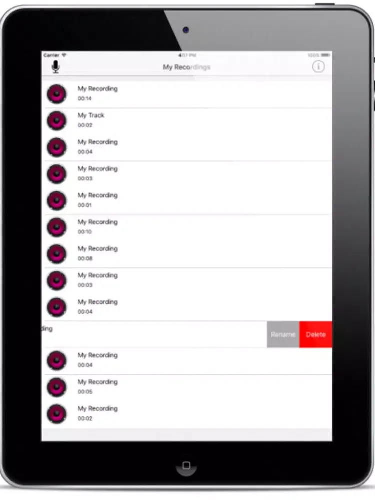 Capturas de tela do Voice Pitch and Tempo Changer - Adjust Speed & Tempo of Audio Recordings iPad 