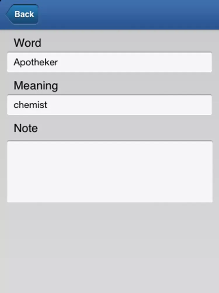 Captures d'écran de English-German Vocabulary Trainer for Beginners: Animals, School, Sports, Food, Professions and more iPad 