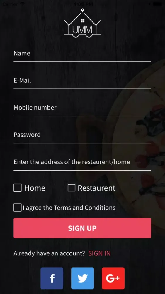 Yummy Fooder应用截图