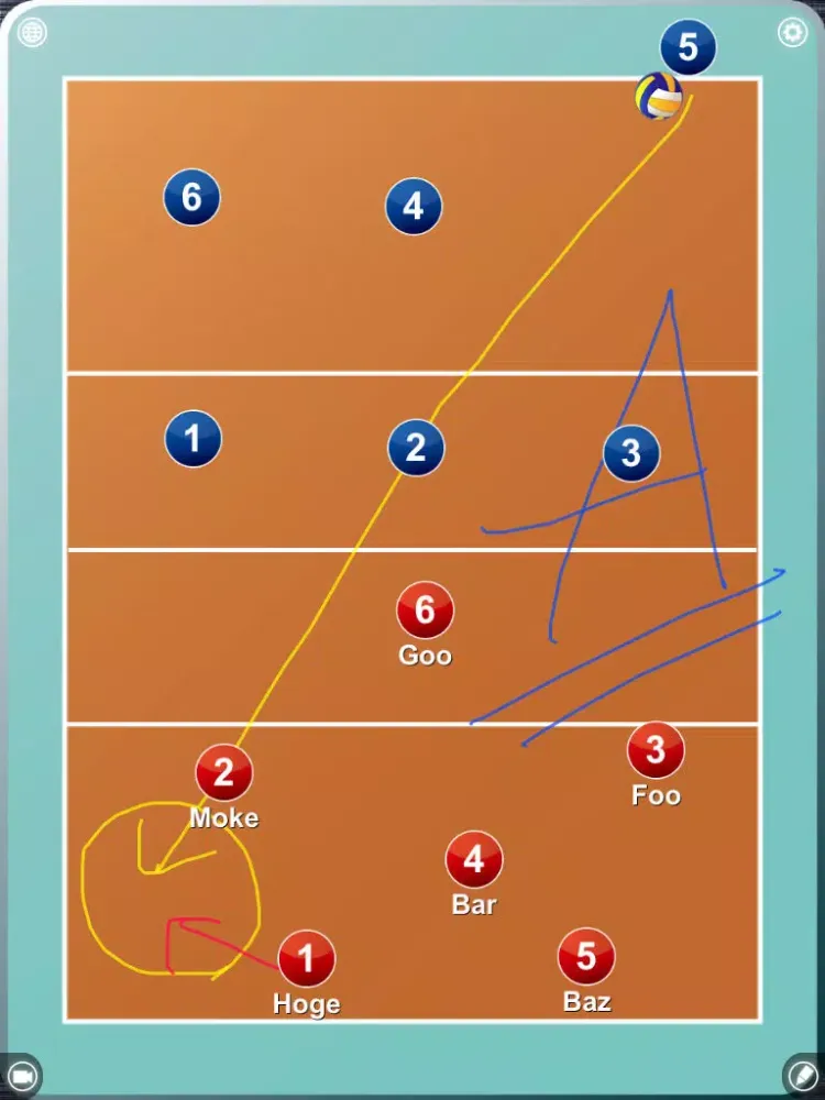 Volley Board Free iPad  スクリーンショット