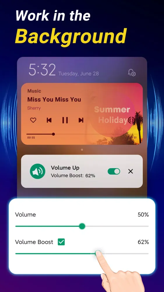 Capturas de pantalla de 音量增强器PRO