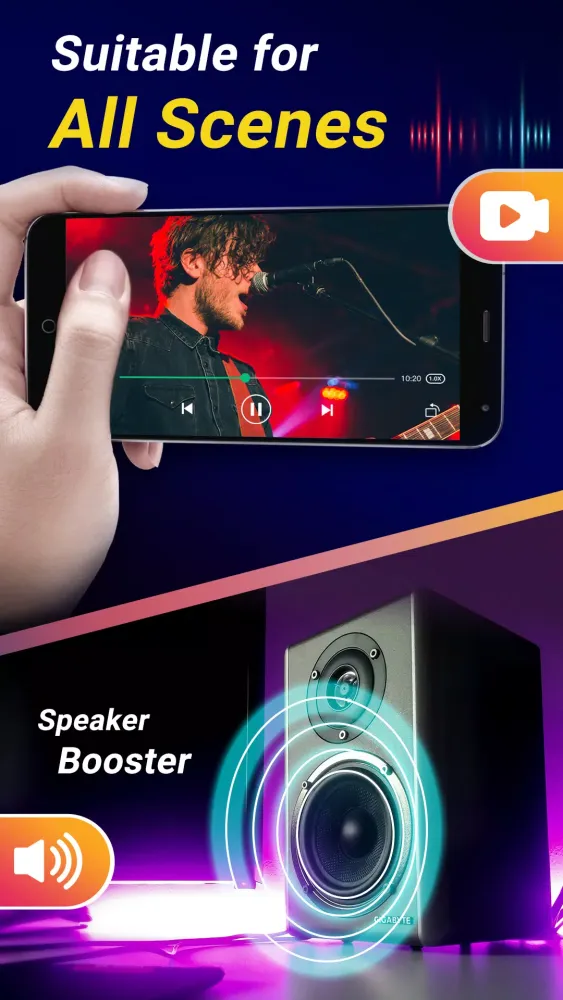 Capturas de pantalla de 音量增强器PRO