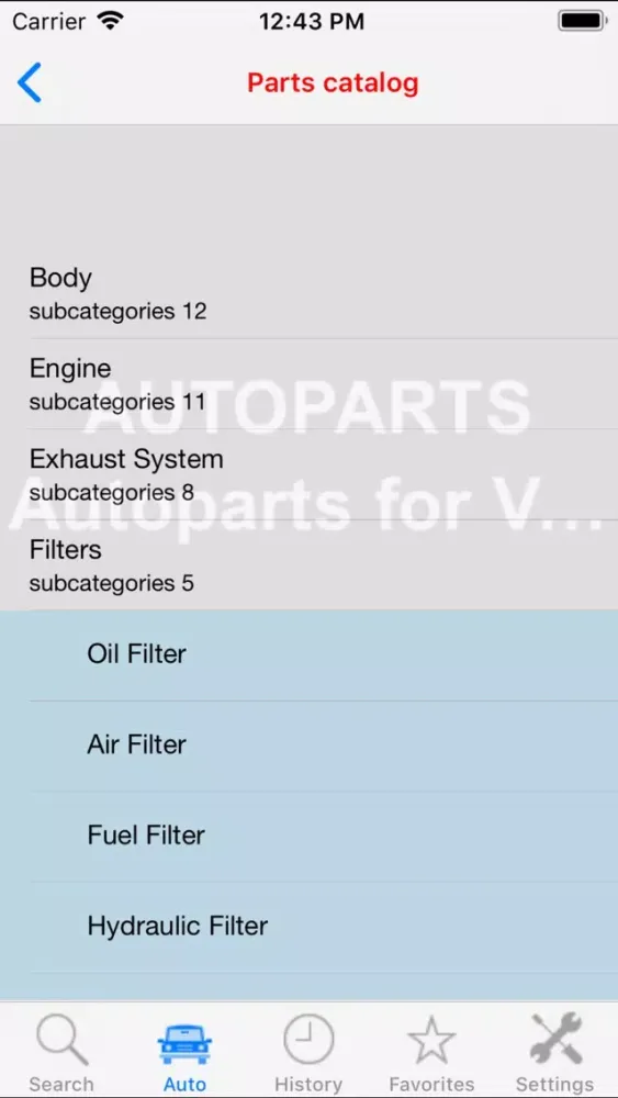 Autoparts for Volvo cars应用截图