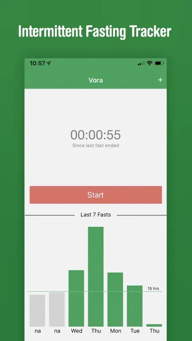Tangkapan skrin Vora - Fasting Tracker