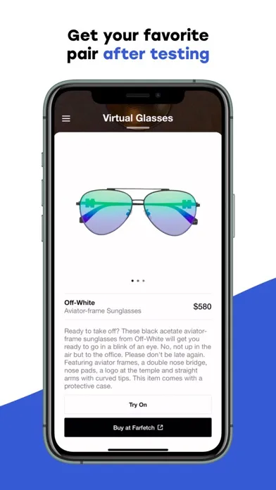 Screenshot di VirtualGlasses: Try On Eyewear