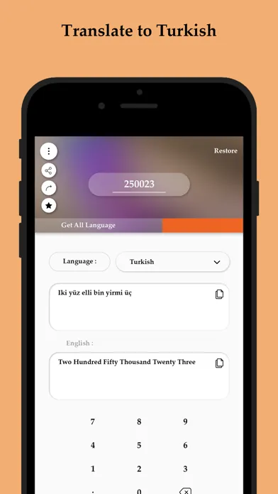 Captures d'écran de Number to words - converter