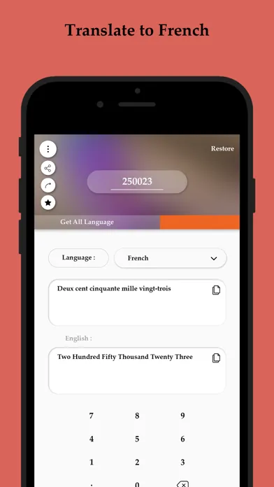 Captures d'écran de Number to words - converter