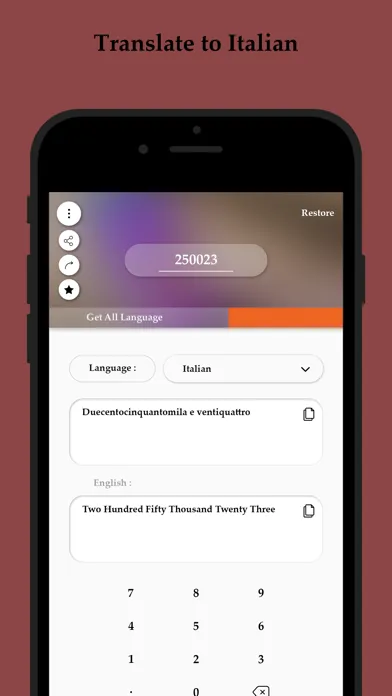 Captures d'écran de Number to words - converter