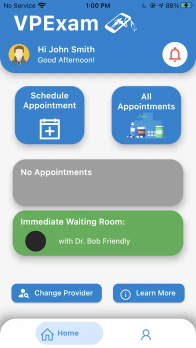 Скриншоты VPExam Telehealth App