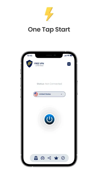 Capturas de tela do Free VPN Unlimited – Proxy