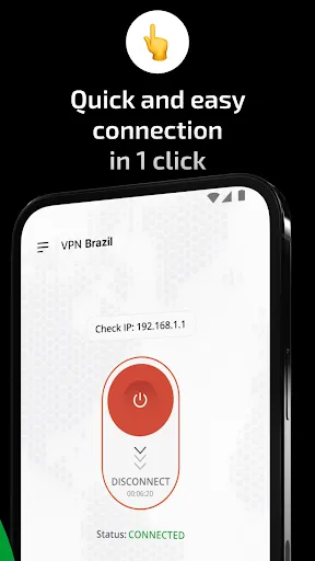 Captures d'écran de VPN Brazil - get Brazilian IP