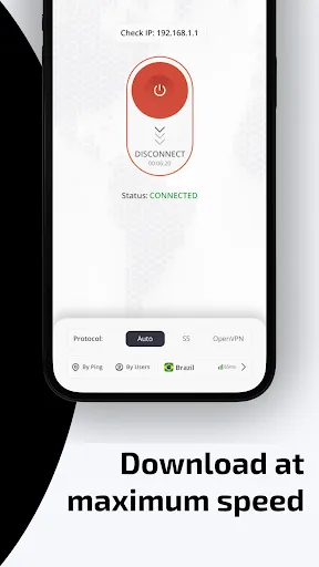 Captures d'écran de VPN Brazil - get Brazilian IP