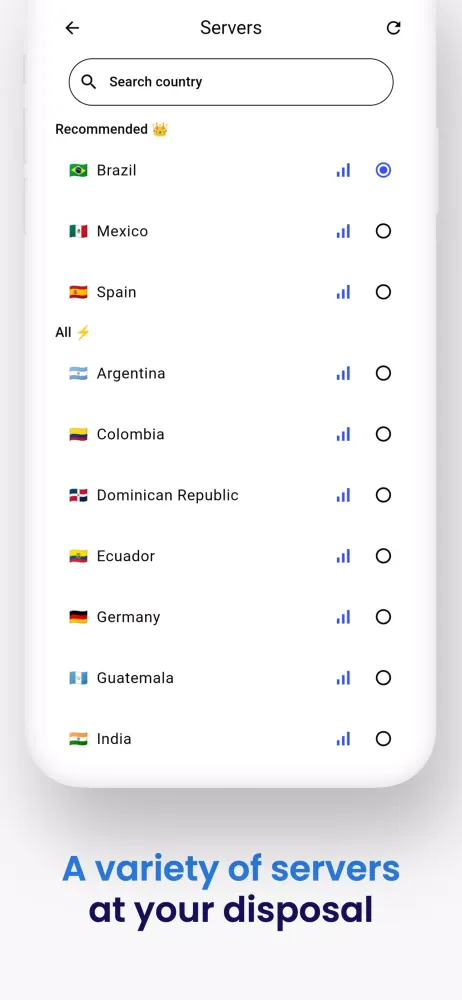 Null VPN Screenshots