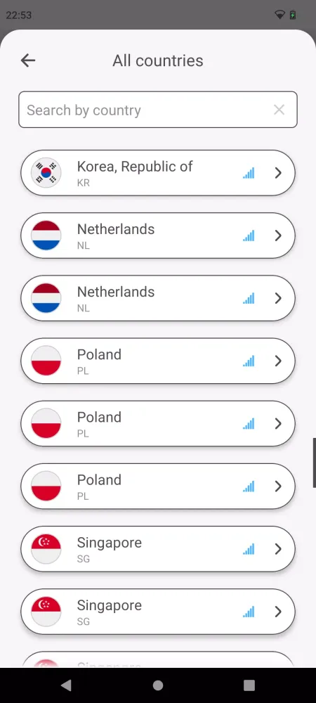 Скриншоты VPN - Proxy VPN APP