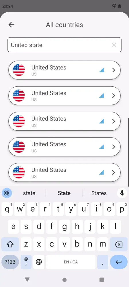 Скриншоты VPN - Proxy VPN APP