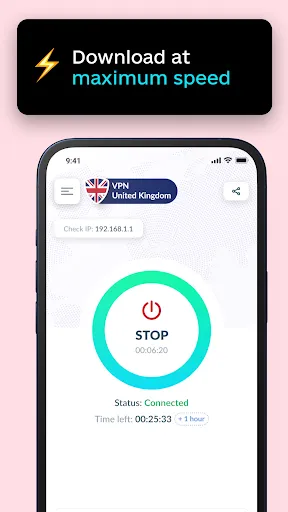 VPN UK - fast VPN in UK Screenshots