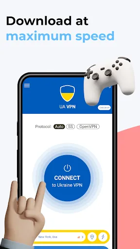 VPN Ukraine - Get Ukrainian IP سکرین شاٹس