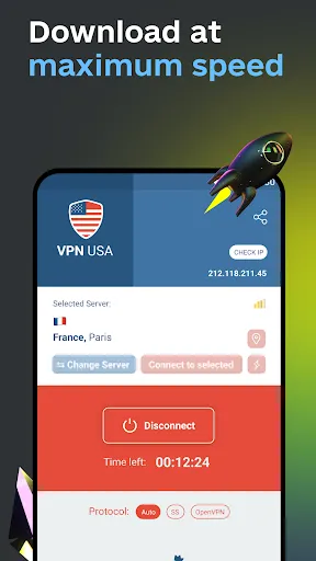 Capturas de pantalla de USA VPN - Get USA IP