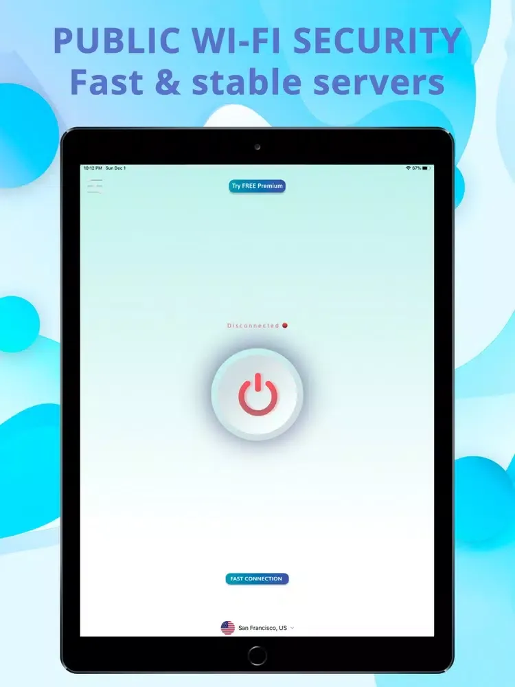 ภาพหน้าจอของ VpnProtect: Best WiFi Security iPad 