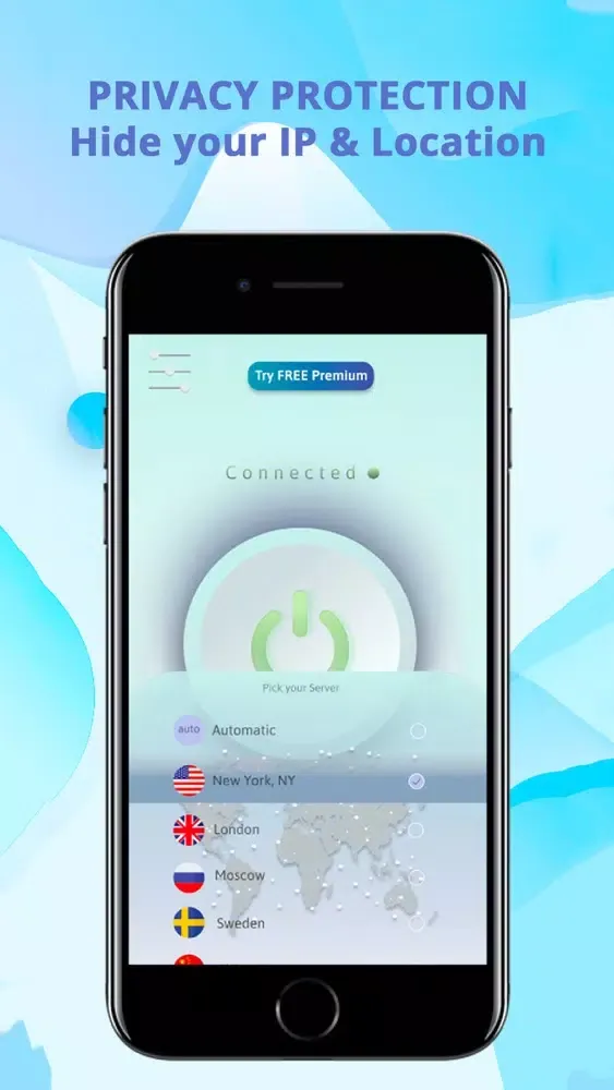 ภาพหน้าจอของ VpnProtect: Best WiFi Security