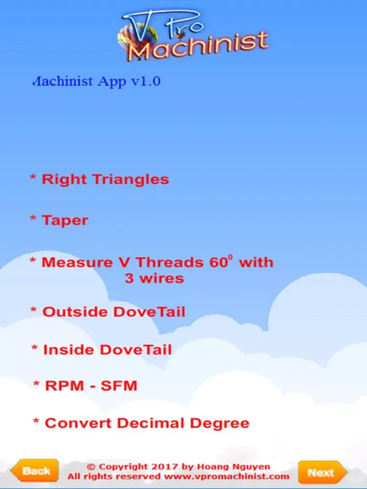 Vpro Machinist iPad  スクリーンショット
