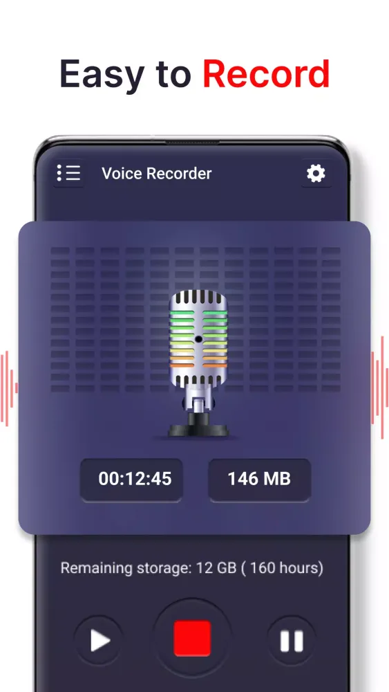 voice recorder سکرین شاٹس