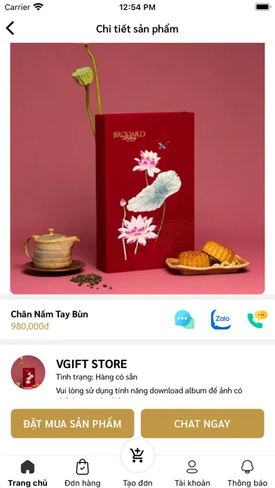 Ảnh chụp màn hình của VGift - Giải pháp quà tặng