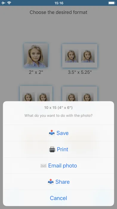 Biometric Passport Photo سکرین شاٹس