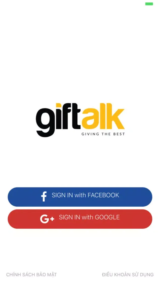 Giftalk App Screenshots