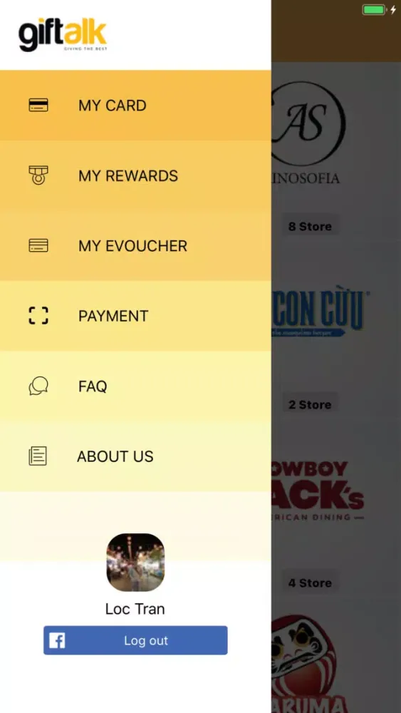Giftalk App Screenshots
