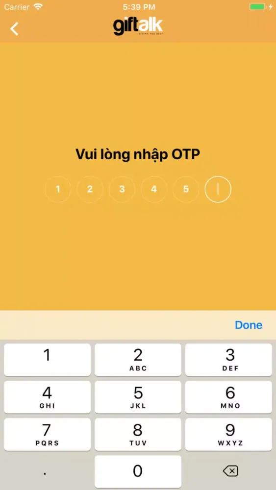 Giftalk App Screenshots