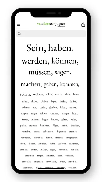صور German conjugation