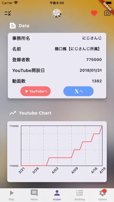 Vちゃんねる Screenshots