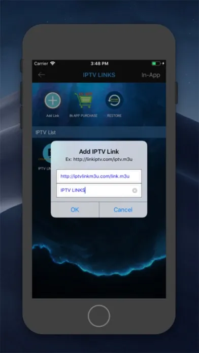 Captures d'écran de IPTV GO