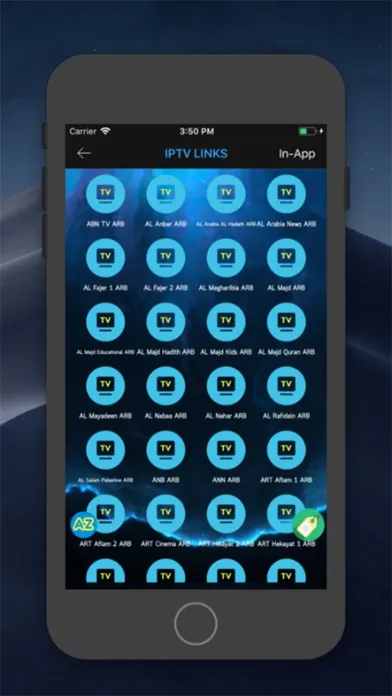 Captures d'écran de IPTV GO