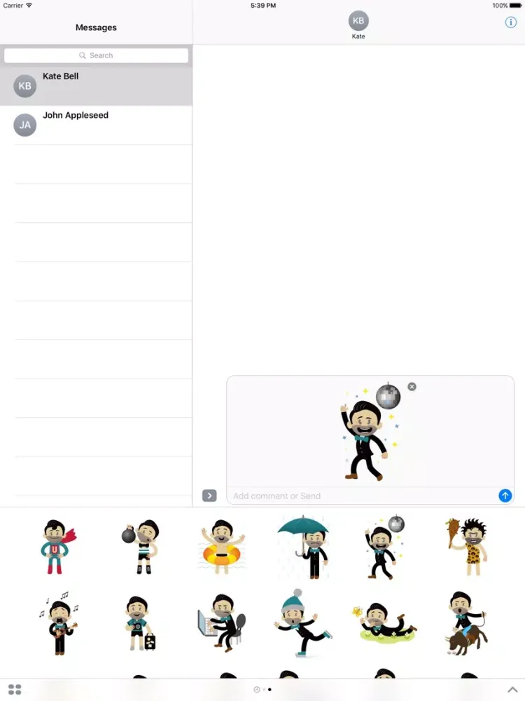 Стикеры для Вечернего Урганта iPad  Ekran Görüntüleri