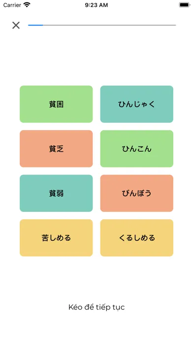 ภาพหน้าจอของ Từ Vựng N2 Học Tiếng Nhật JLPT